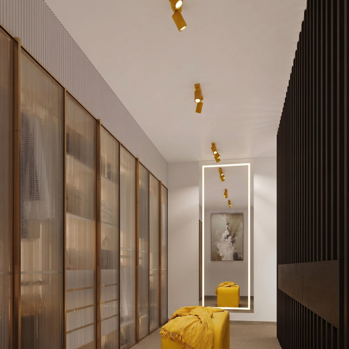 SOLLUX SL.2360 Plafón KARBON 3P amarillo