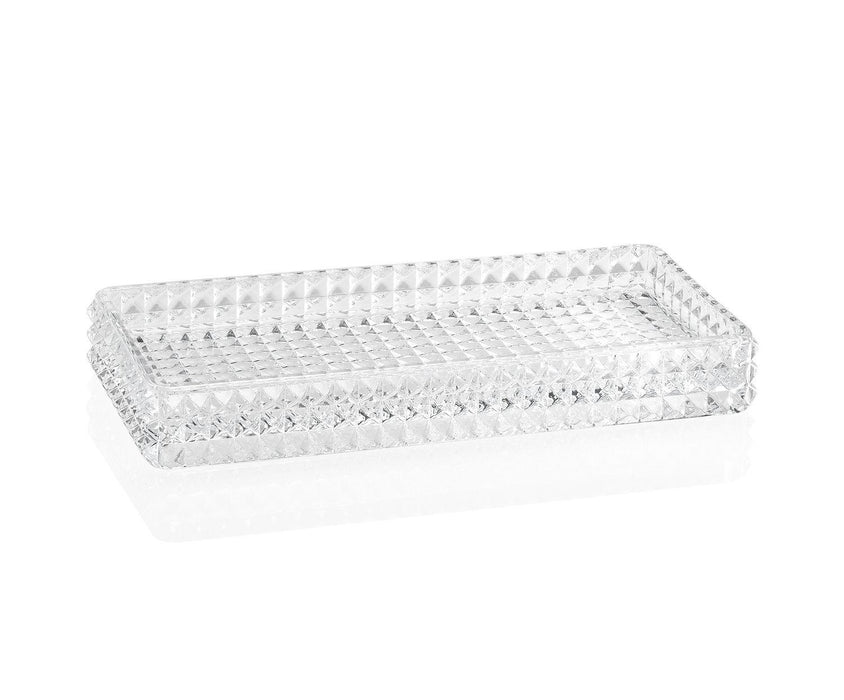 ANDREA HOUSE BA69196 Bandeja de baño de cristal vintage