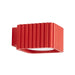 SOLLUX SL.3087 Lámpara De Pared Riff Roja Gx53