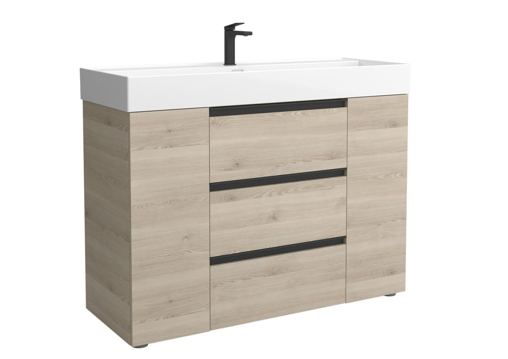SALGAR BEQUIA PLUS METAL Mueble 3C Lavabo Veneto 120 cm Natural