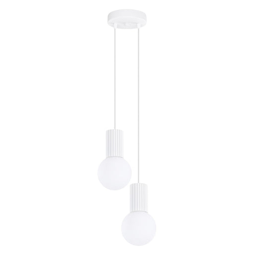 SOLLUX SL.1971 Lámpara Colgante Halo 2P Blanca