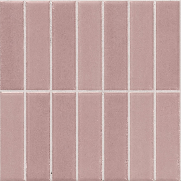 CARMEN A040933 INCISION ACQUARELLA ROSE 20X20 Azulejo Esmaltado