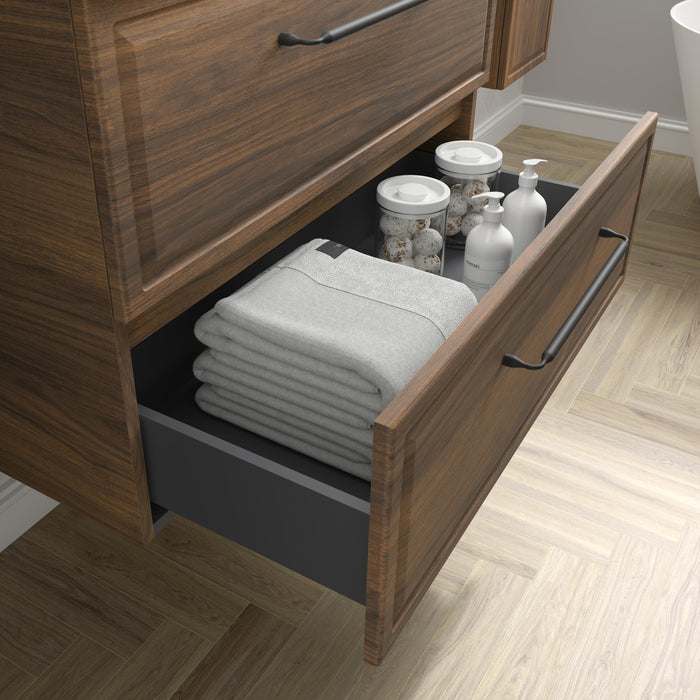 SALGAR 121808 RUNA Mueble+Lavabo VILNA 160cm Nogal