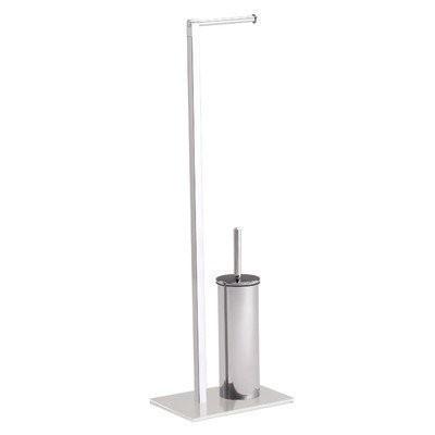 GEDY 78321300000 MAINE Columna Portarrollo+Escobilla Cromo