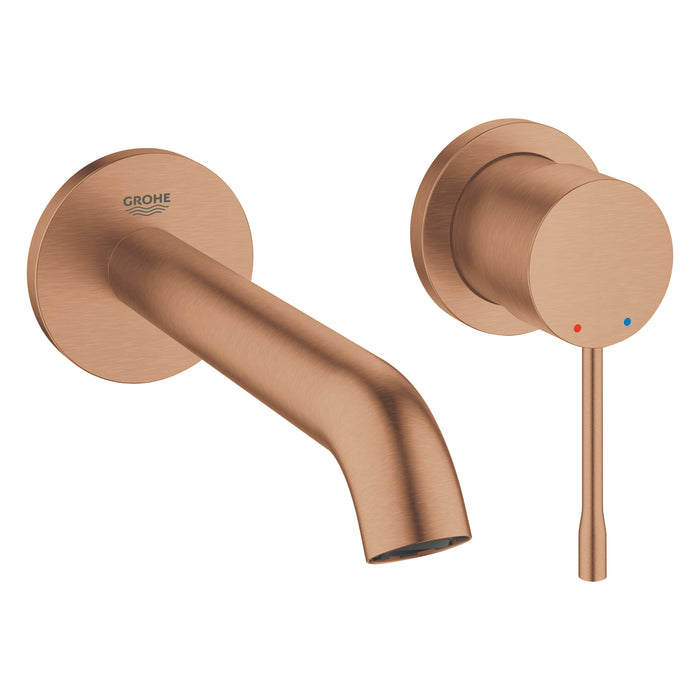 GROHE 29 192 DL1 ESSENCE Monomando Lavabo Mural Tamaño M Cobre Cepillado