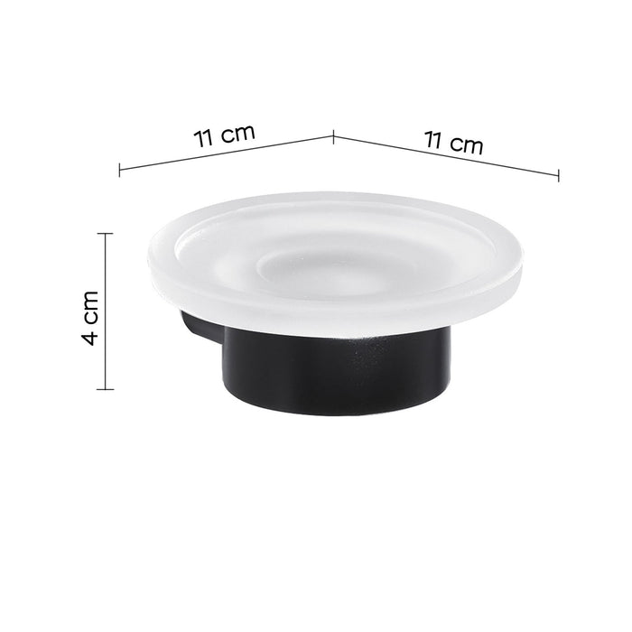 GEDY PI111400100 PIRENEI Jabonera Negro mate