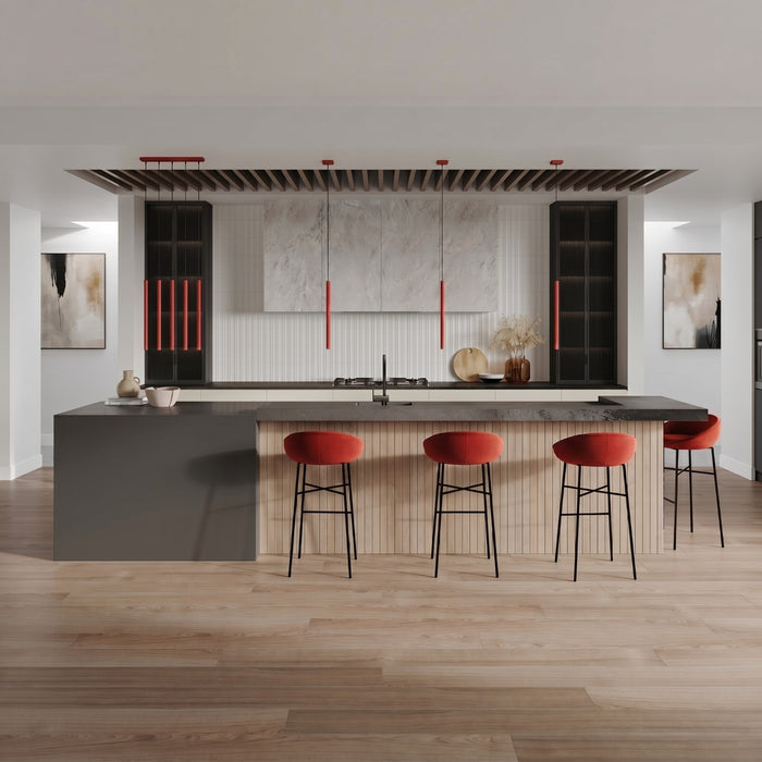 SOLLUX SL.2143 Lámpara colgante PASTELO 3P rojo
