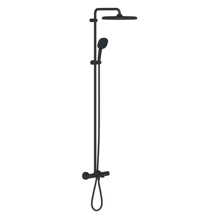 GROHE 26 691 243 TEMPESTA System 250 Cube Sistema de ducha con termostato para baño ducha Negro Mate