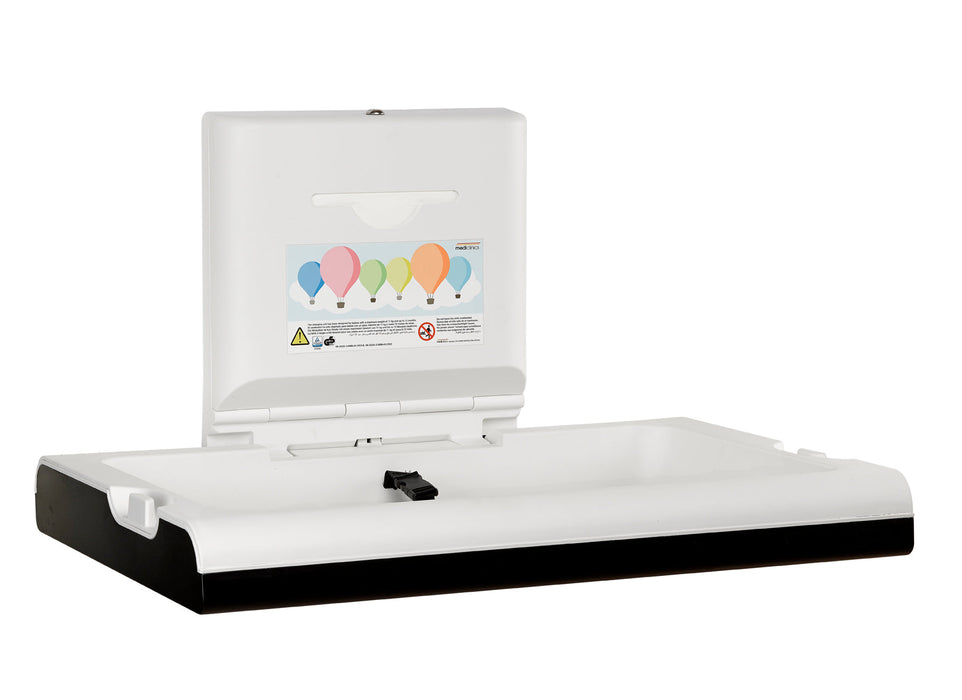 MEDICLINICS CP0016HCSB BABYMEDI Cambia Pañales Inox Negro Mate Horizontal