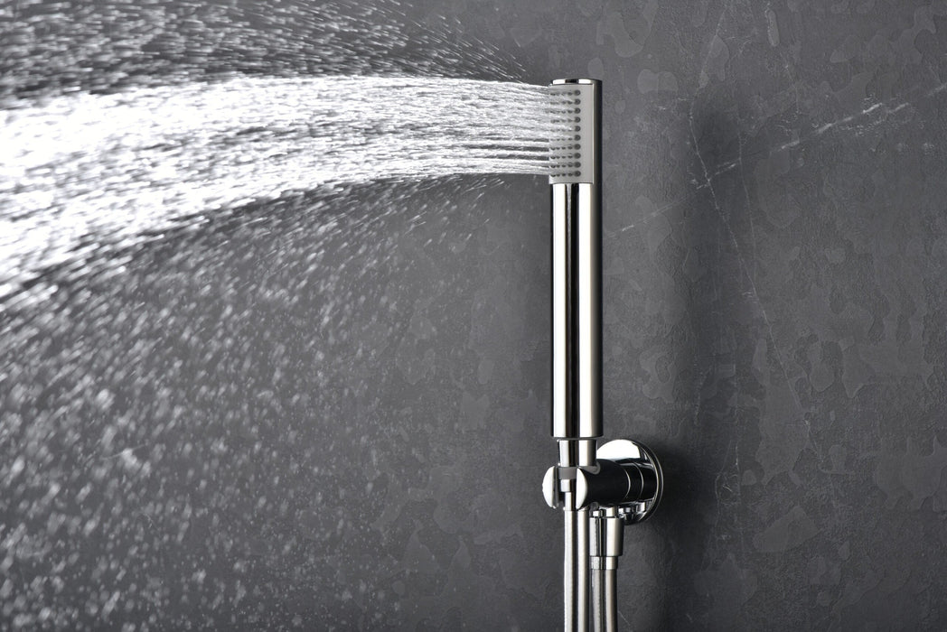 IMEX GTM039 MONZA Conjunto Grifo Ducha Termostático Empotrado Cromo