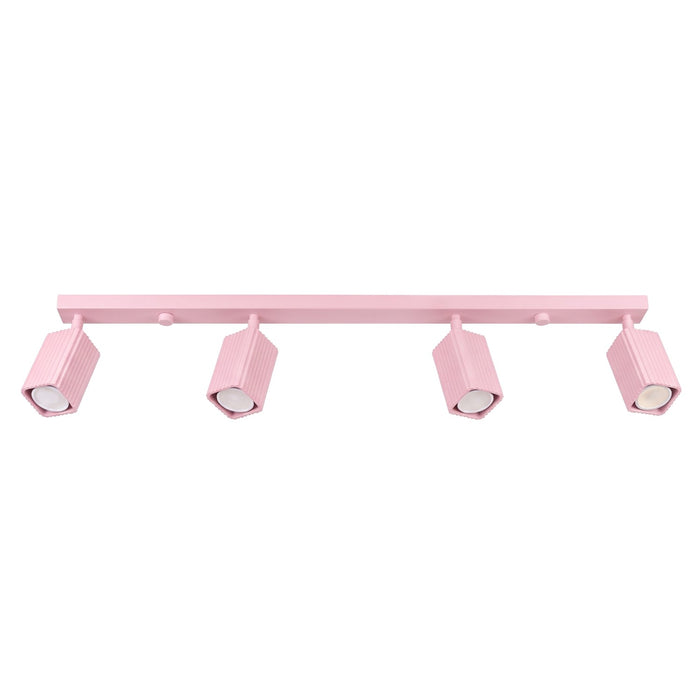 SOLLUX SL.3279 Lámpara De Techo Rayo 4L Rosa