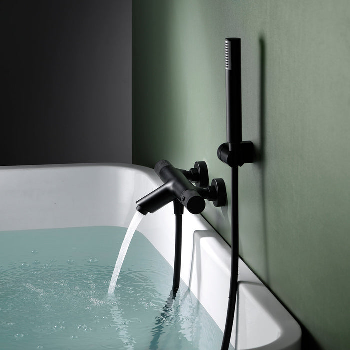 IMEX BTD038-4NG LINE Grifo de Baño/Ducha Termostático Negro Mate