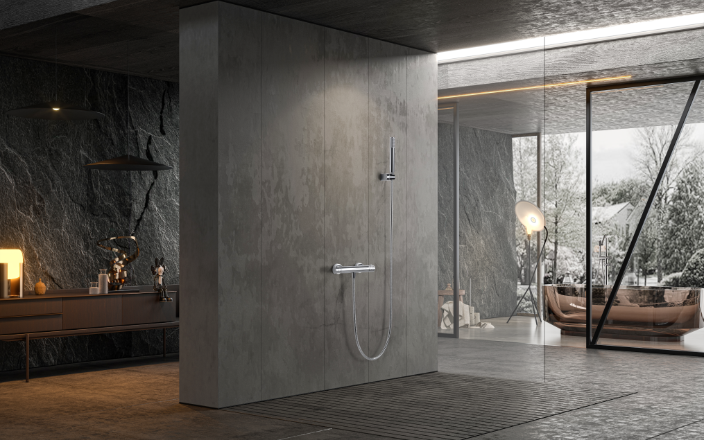 IMEX BTG053-5 GÉNOVA Grifo Ducha Termostático Cromo