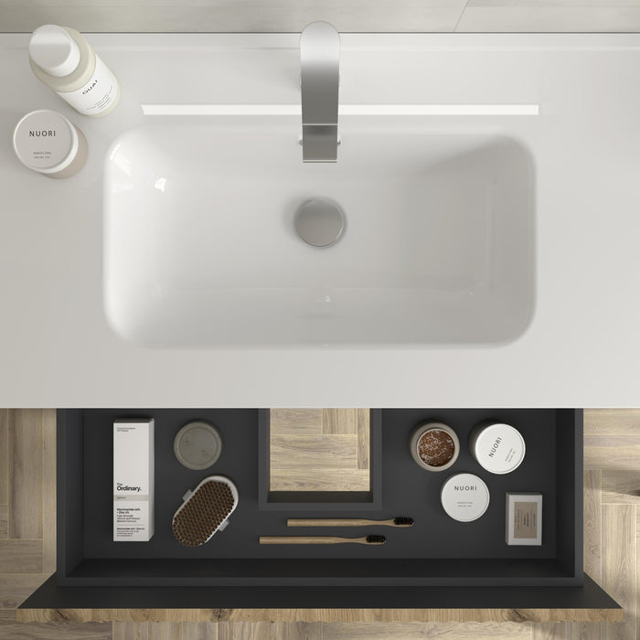 SALGAR 121746 KIRA Mueble+Lavabo IBON 120cm Roble