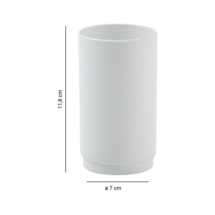 GEDY SH980200300 SHARON Portacepillos Blanco Mate