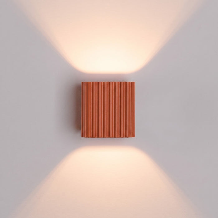 SOLLUX SL.3056 Lámpara De Pared Riff Ocre Rojo G9