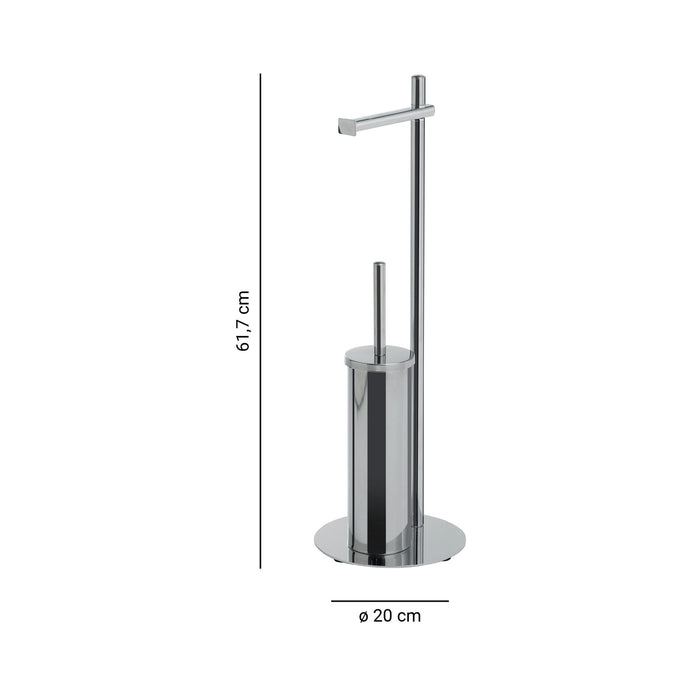 GEDY 14321300000 CIRCE Toallero y Columna De Pie Cromo