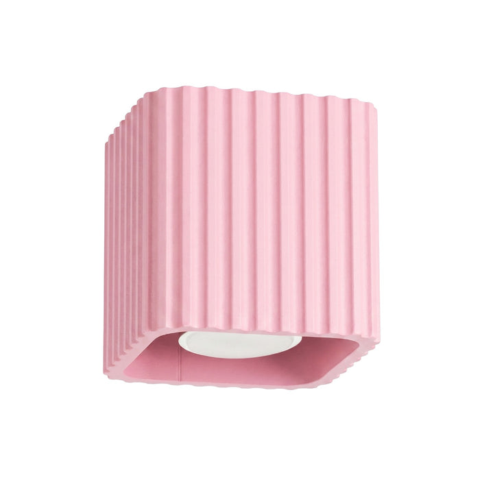 SOLLUX SL.3099 Lámpara De Techo Riff 1 Rosa Gu10