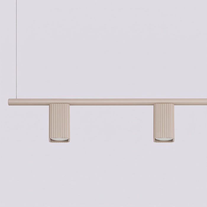SOLLUX SL.3158 Lámpara De Araña Rayo 4 Taupe