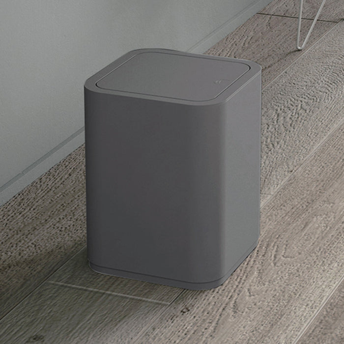 GEDY 63090800900 SEVENTY Papelera Con Tapa 8 Litros Gris