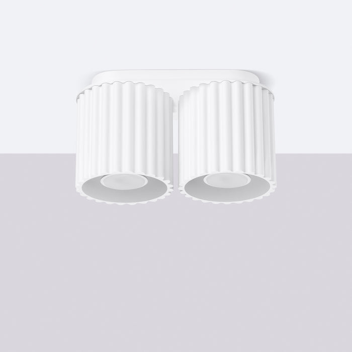 SOLLUX SL.1780 AURA Plafón 2 Blanco Gu10