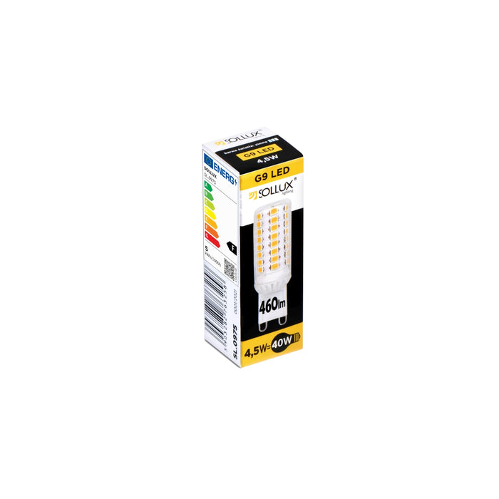 SOLLUX SL.1364 Bombilla LED G9 4000K 4,5W 460lm