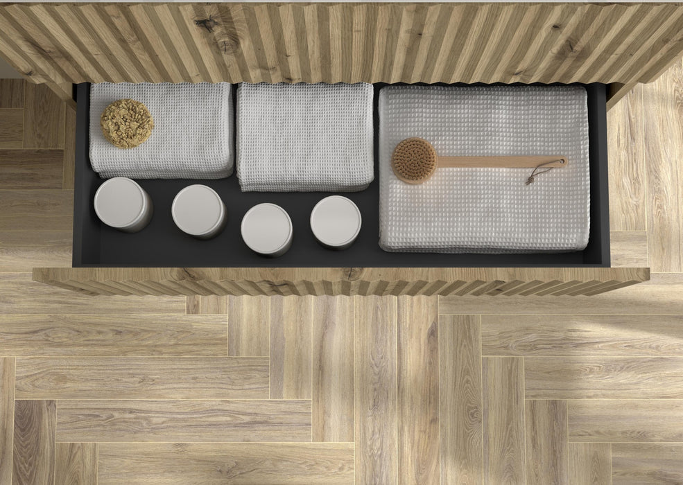 SALGAR 121746 KIRA Mueble+Lavabo IBON 120cm Roble