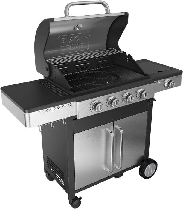BLACK + DECKER BXOG16550E Barbacoa 4 Quemadores+1