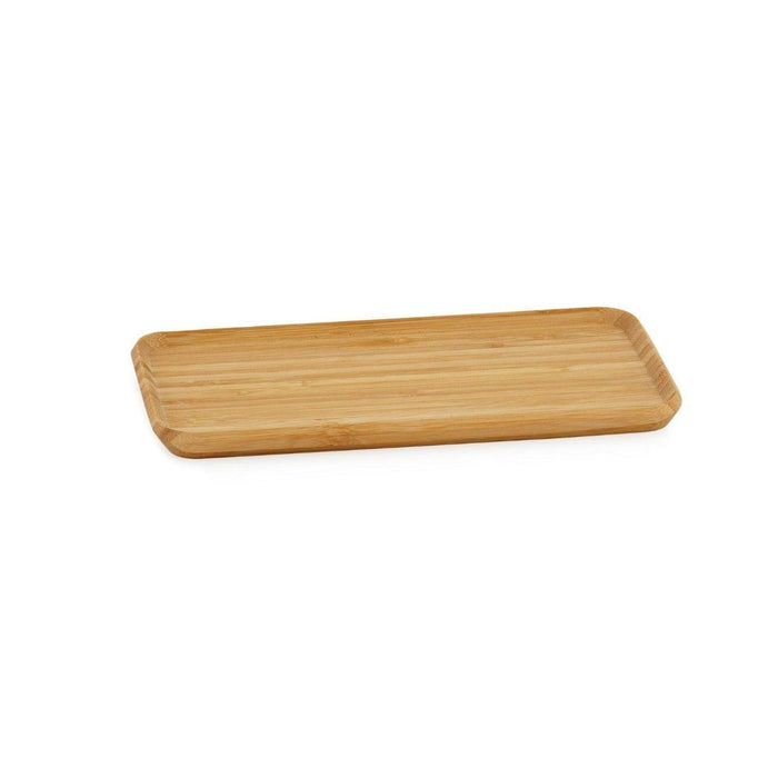 ANDREA HOUSE AX70063 Bandeja decorativa de bambú rectangular beige 27cm