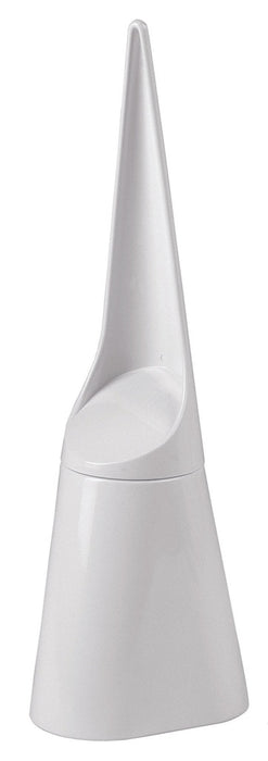 MEDICLINICS ES0421 Escobillero de Pie de ABS y Polipropileno Blanco