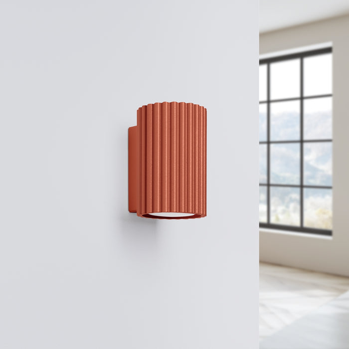 SOLLUX SL.1654 KARBON Aplique 10 Rojo Ocre