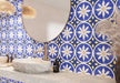 CODICER PT06909 SANTORINI BLUE Gres Decorado 25x25