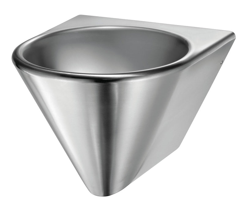 MEDICLINICS SNLM56CS Lavamanos Acero Inox Satinado para Adosar a Pared