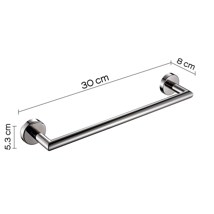 GEDY 50213013000 PROJECT Toallero 30 cm Cromo