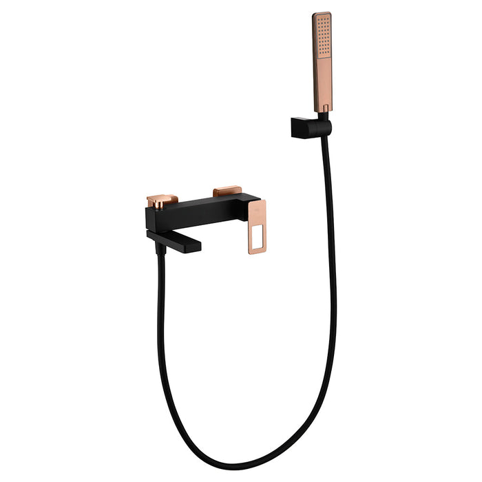 IMEX BDC032-7NOR SUECIA Grifo de Baño/Ducha Negro Oro Rosa