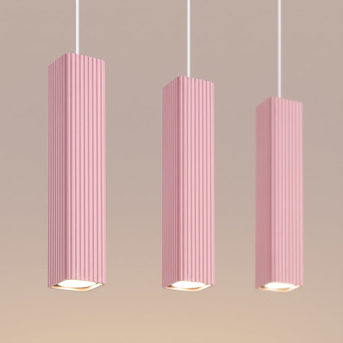 SOLLUX SL.3282 Lámpara Colgante Rayo 3L Rosa