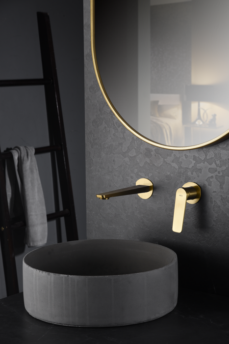 IMEX GLN047/OC NÁPOLES Monomando Empotrado Lavabo Oro Cepillado