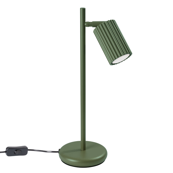 SOLLUX SL.1624 KARBON Lámpara De Mesa Verde Oliva