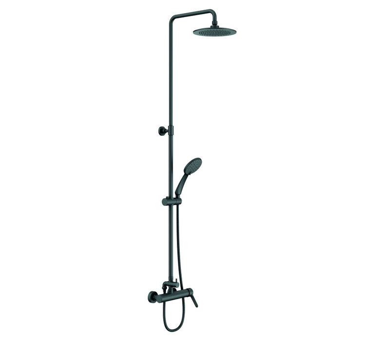 GENEBRE CM65111 19 41 OSLO Columna Monomando Extensible con Equipo de Ducha Negro