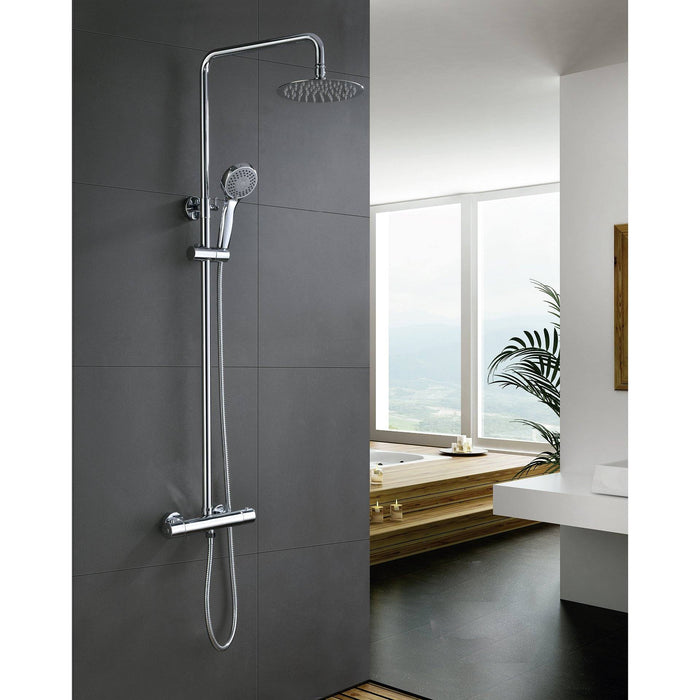 IMEX BTL011 LONDRES Grifo Termostático Conjunto de Ducha Telescópico