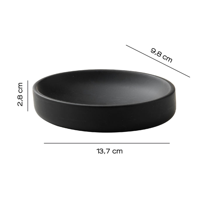 GEDY BR111400000 BRENDA Jabonera Negro Mate