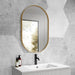 VISOBATH 73490 LOIRA Espejo Color Oro Con Luz Led