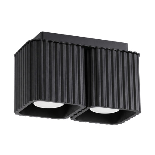 SOLLUX SL.3044 Lámpara De Techo Riff 2 Negra Gu10