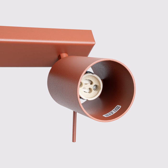 SOLLUX SL.1507 Lámpara de techo RING 2 rojo ocre ocre rojo