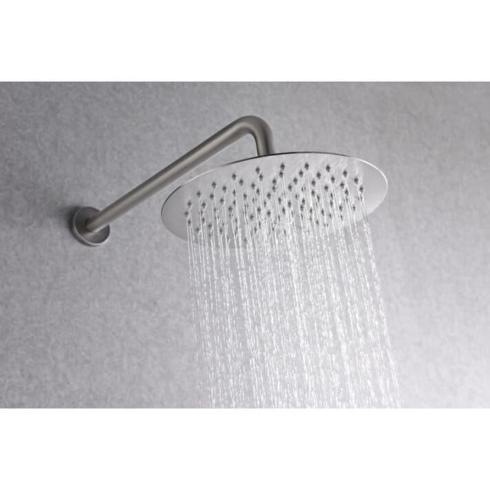 IMEX GPD038/NQ LINE Conjunto de Ducha Empotrado Monomando Níquel Cepillado