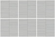 LA PLATERA PENCIL KROMO ASH 35x35 Azulejo Pasta Blanca