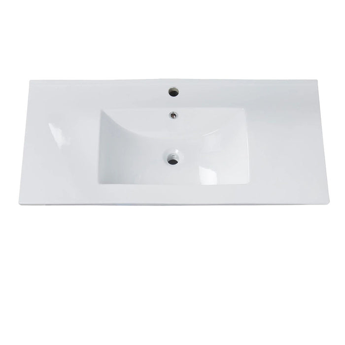 LLAVISAN 509024 Lavabo De Encastrar Vanguard 101X46X1,8 Blanco