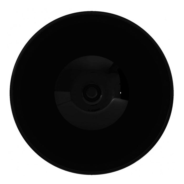 LLAVISAN 509094 Lavabo Sobrencimera Redondo 35X35X11 Negro