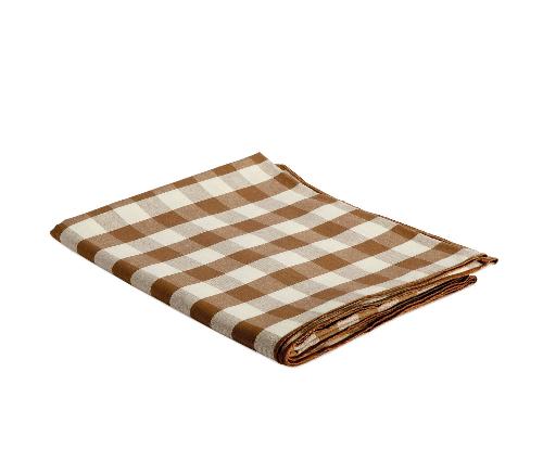 ANDREA HOUSE MS22045 Mantel Vichy Marron 140X200Cm