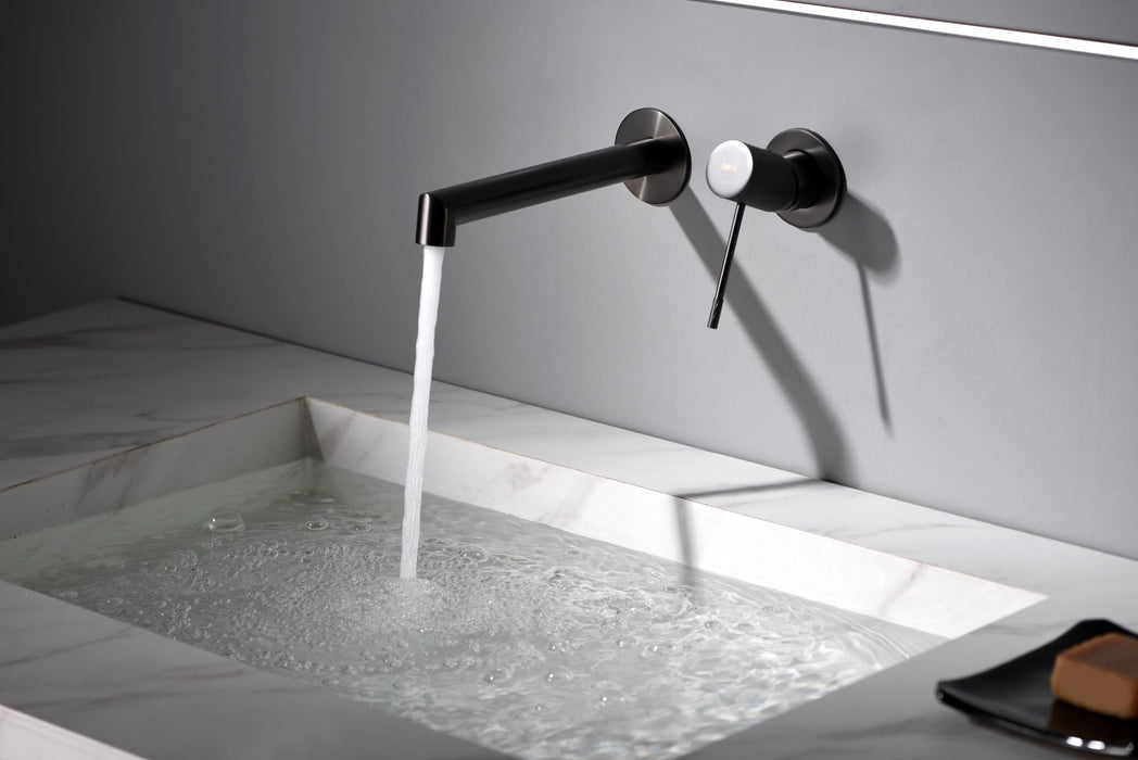 IMEX GLD038/NG LINE Grifo de Lavabo Empotrado Negro Mate